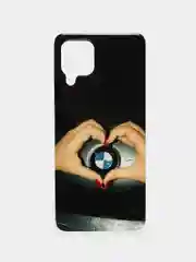 Хаки чехол Samsung Galaxy M32 / A22 (Самсунг Галакси М32 / А22), силиконовый с рисунком