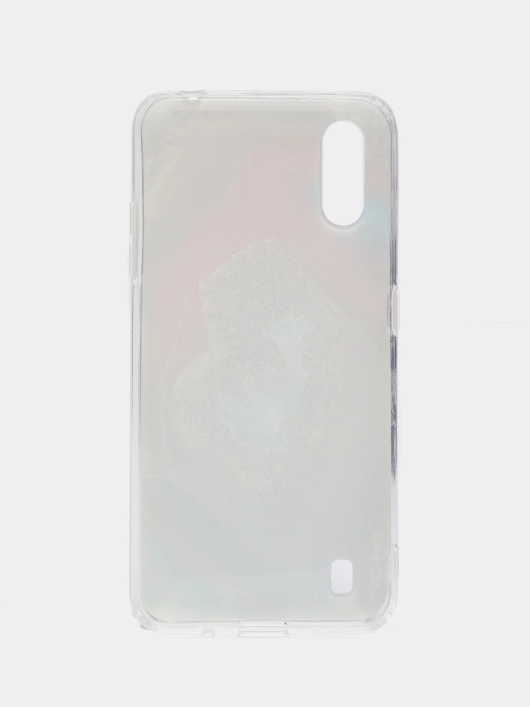 Красный чехол Samsung Galaxy A01 / M01, Галакси А01 / М01, силиконовый, с мраморным рисунком