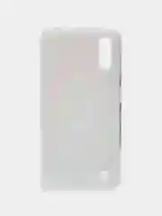 Красный чехол Samsung Galaxy A01 / M01, Галакси А01 / М01, силиконовый, с мраморным рисунком