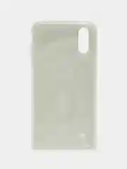 Хаки чехол Samsung Galaxy A01 / M01, Галакси А01 / М01, силиконовый, с мраморным рисунком