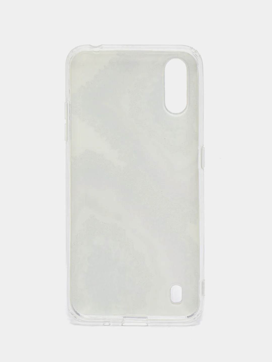 Коралловый меланж чехол Samsung Galaxy A01 / M01, Галакси А01 / М01, силиконовый, с мраморным рисунком