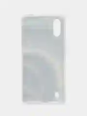 Синий чехол Samsung Galaxy A01 / M01, Галакси А01 / М01, силиконовый, с мраморным рисунком