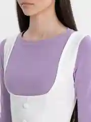 Белый топ корсет женский