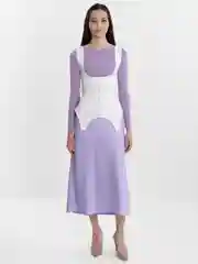 Белый топ корсет женский