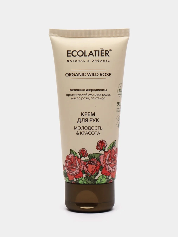 Крем для рук Молодость и Красота Серия ORGANIC WILD ROSE, 100 мл