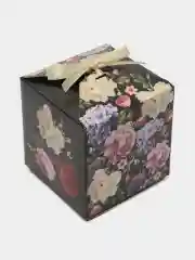 Розовый коробка складная подарочная новогодняя  12 х 12 х 12 см