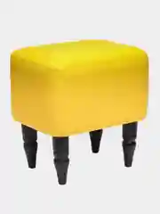 Желтый пуф MONOFIX, БУНО, экокожа