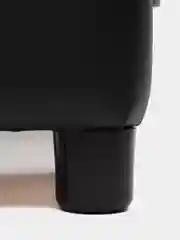 Черный пуф MONOFIX, БАФФ, экокожа