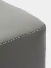 Серый пуф MONOFIX, БАФФ, экокожа
