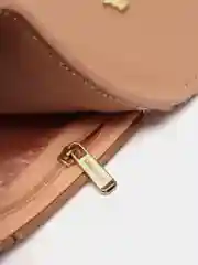 Коралловый меланж мини кошелёк