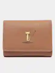Коралловый меланж мини кошелёк