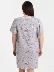 Серый milena21 Сорочка женская, ночнушка легкая, платье для дома