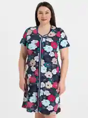 Алый халат женский,домашний,легкий,на молнии,LILIANS