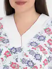 Вишнёвый ночная сорочка 100% хлопок
