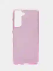 Лавандовый чехол блестящий Samsung Galaxy S21, накладка c блёстками Самсунг S 21