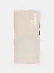 Желтый силиконовый чехол на Xiaomi Redmi 9T / Редми 9Т прозрачный, с рисунком, защита камеры