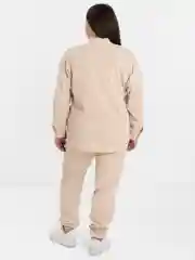 Зелёный хаки костюм женский, микровельвет, большие размеры 50-64