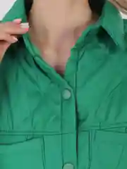Зеленый куртка женская МЕГА ОВЕРСАЙЗ