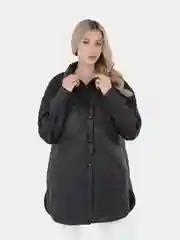 Черный куртка женская МЕГА ОВЕРСАЙЗ