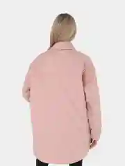 Пудровый куртка женская МЕГА ОВЕРСАЙЗ
