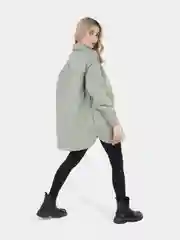 Зелёный хаки куртка женская МЕГА ОВЕРСАЙЗ