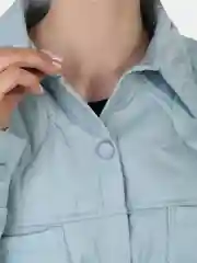 Голубой куртка женская МЕГА ОВЕРСАЙЗ
