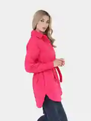 Фуксия куртка женская МЕГА ОВЕРСАЙЗ