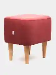 Бордовый пуф Monofix "Киус", микровелюр