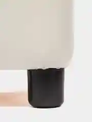 Белый пуф MONOFIX, БАФФ, экокожа