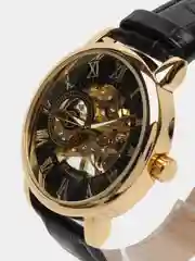 Золотой часы механические, наручные, мужские, FORSINING 099, скелетон