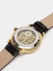 Золотой часы механические, наручные, мужские, FORSINING 099, скелетон