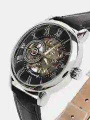 Серебряный часы механические, наручные, мужские, FORSINING 099, скелетон