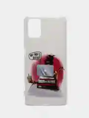 Белый чехол Xiaomi Poco M3 с рисунком животные (Сяоми Поко М3 фламинго, тигр, леопард)