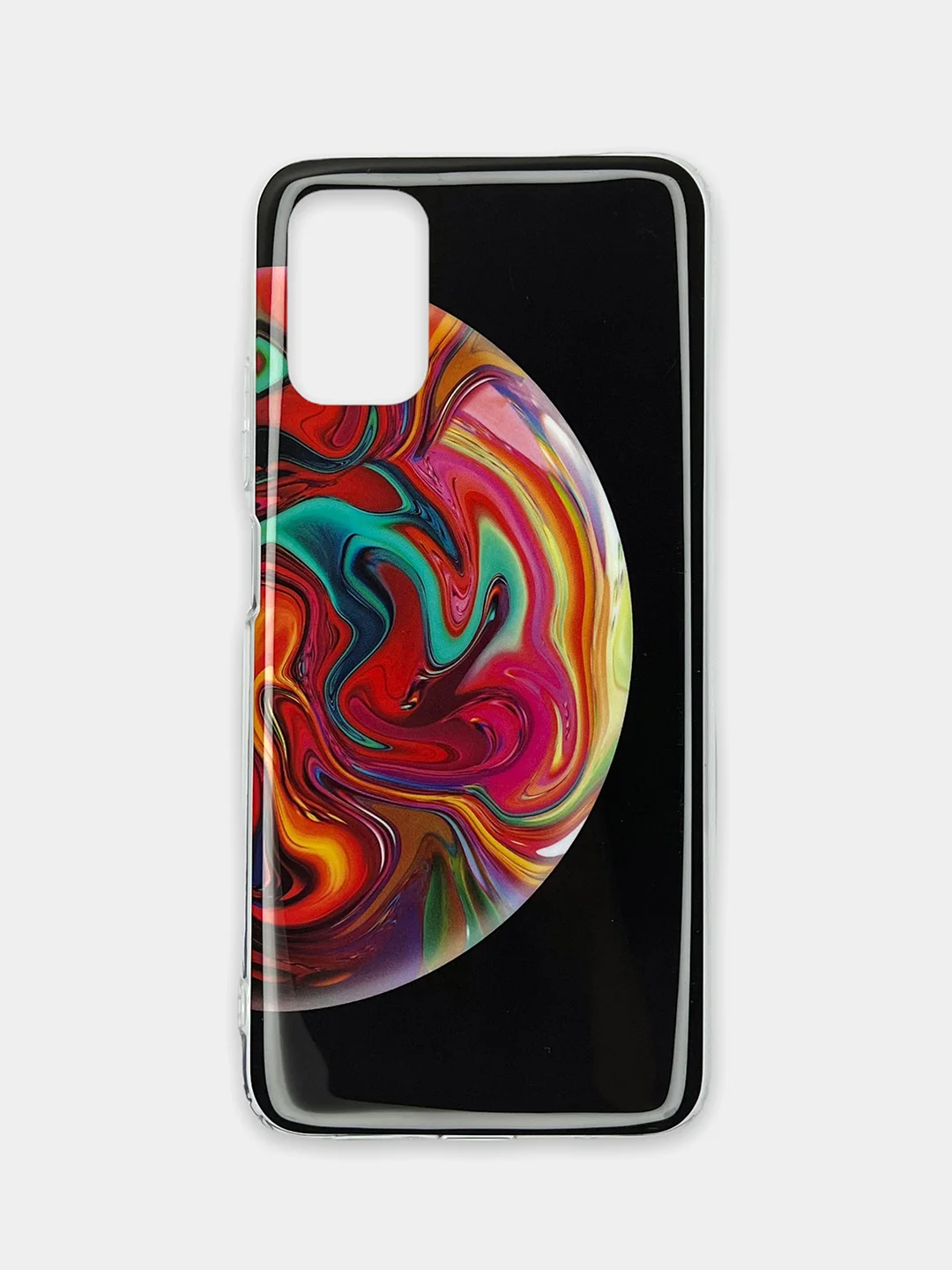 Тёмно-розовый чехол Xiaomi Poco M3 с рисунком животные (Сяоми Поко М3 фламинго, тигр, леопард)
