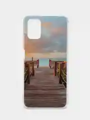 Небесно-голубой чехол Xiaomi Poco M3 с рисунком животные (Сяоми Поко М3 фламинго, тигр, леопард)