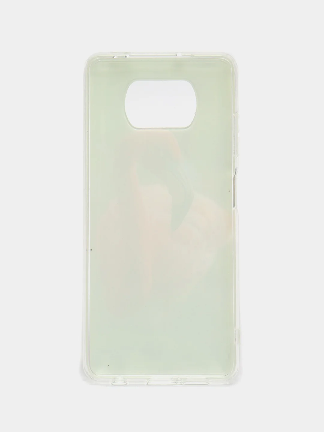 Зеленый чехол силиконовый для Xiaomi Poco X3 NFC/ Poco X3 Pro (Сяоми Поко Х3 Про), с рисунком
