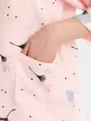 Белый пижама женская ,домашняя женская одежда , одежда из хлопкового крепа, Хлопковая пижама