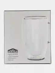 Кружка стеклянная  Unifico с двойными стенками 450 мл, 1 штука