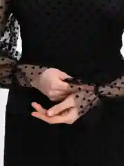 Женское платье с сеточкой