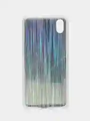 Фиолетовый чехол Xiaomi Redmi 7A, Сяоми Редми 7А силиконовый с мраморным рисунком