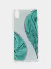 Морской чехол Xiaomi Redmi 7A, Сяоми Редми 7А силиконовый с мраморным рисунком
