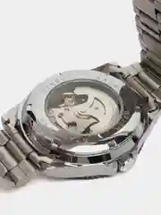 Серебряный часы механические наручные мужские Winner 010 скелетон с автоподзаводом