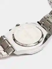 Серебряный часы наручные мужские SKMEI 9296 с хронографом. Водостойкие