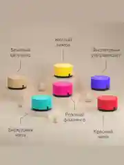Вишнёвый умная колонка Яндекс Станция Лайт 5Вт с Алисой на нейросети YandexGPT
