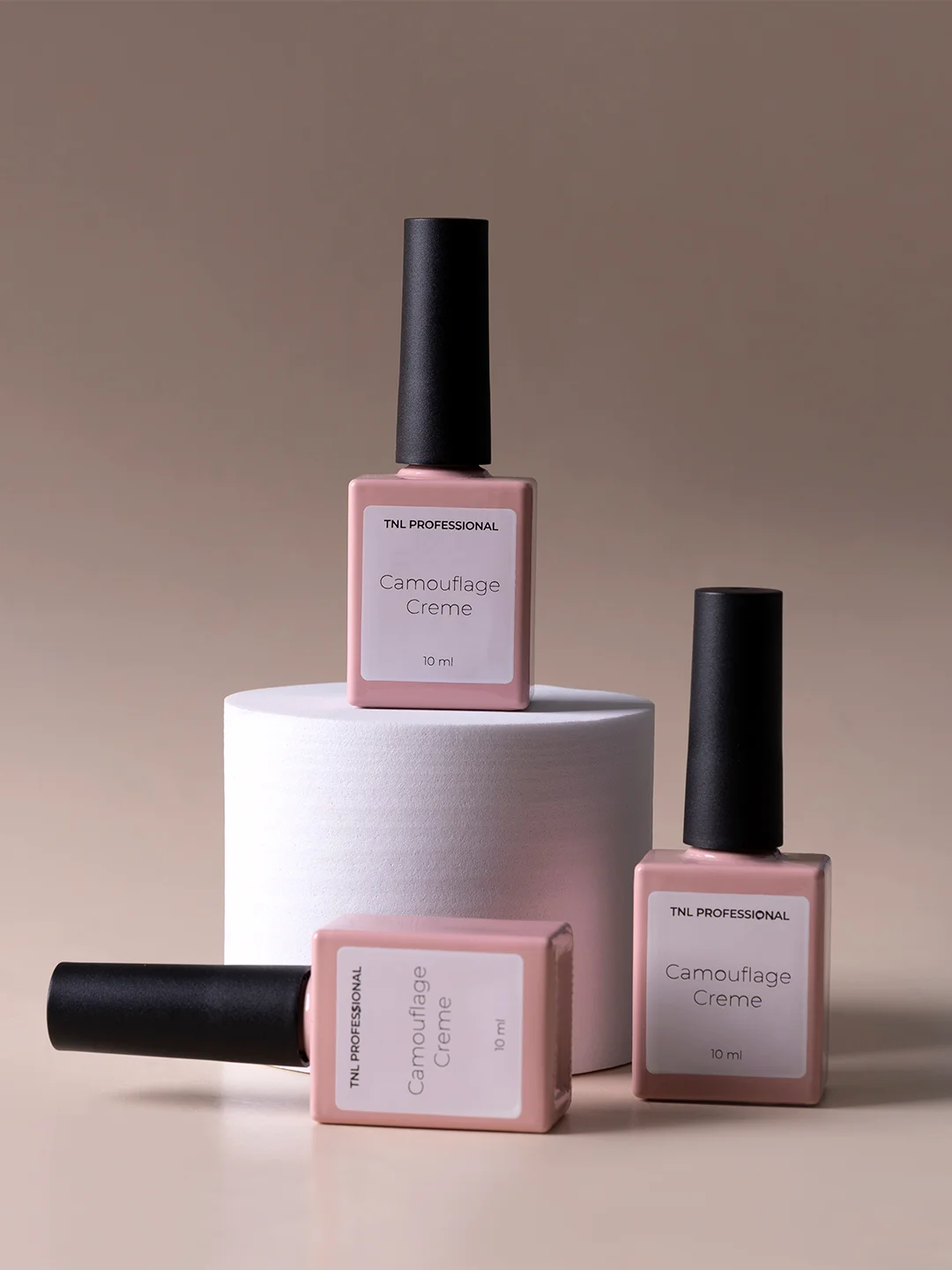 Набор гель-лаков нюд TNL Camouflage Creme, 6 шт