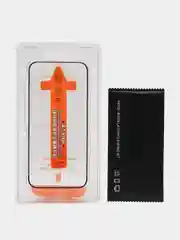 Защитное стекло с формой автоустановки, самоклей для iPhone 15 Plus Pro Max