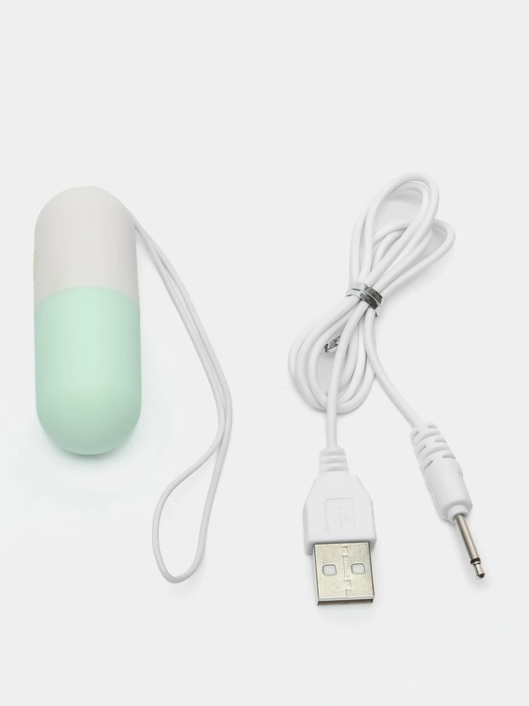 Мини Вибратор зеленый, Виброяйцо с USB