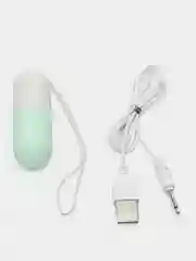 Мини Вибратор зеленый, Виброяйцо с USB