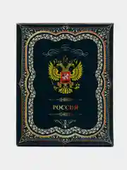 Серый меланж подарочный мужской набор "Фляжка со стопками", подарок мужчине фляга