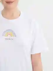 Футболка с принтом "Радуга"